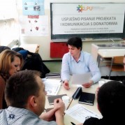 CLPU organizirao seminar„Uspješno pisanje projekata i komunikacija s donatorima“ za menadžment i nastavnike JUOŠ „Mihatovići“ u Tuzli 